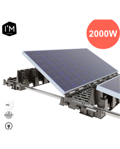 2000W zonnepaneel kit voor installatie op de grond - Soconnected 2000W zonnepaneel kit voor installatie op de grond - Soconnected